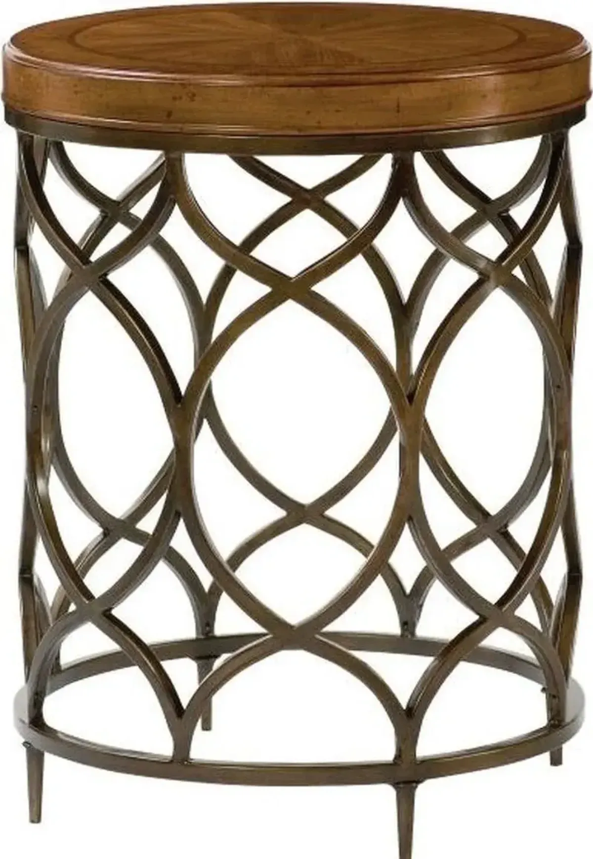 Hammary Table Round Lamp Table Hidden Treasures