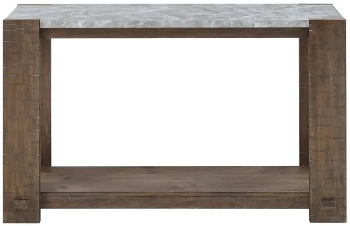 Steve Silver Libby Sintered Stone Sofa Table