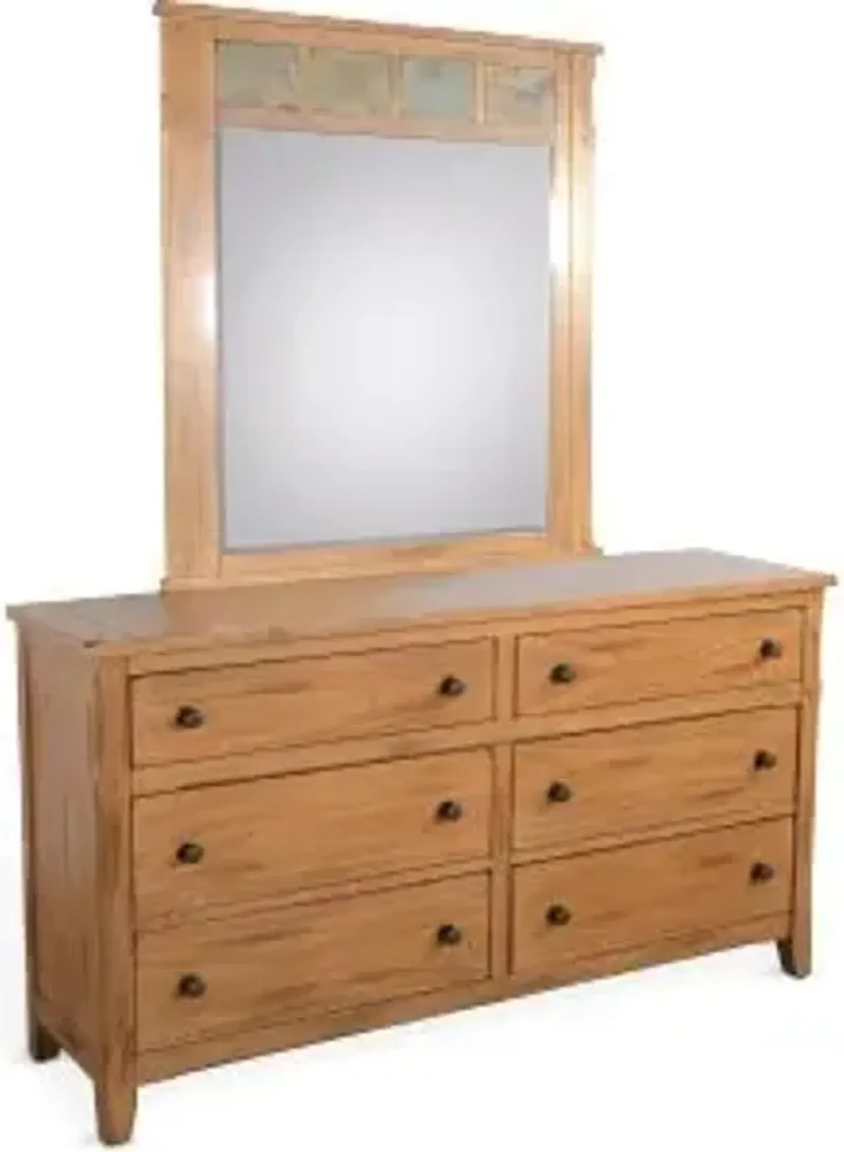 Sunny Designs Sedona Rustic Oak Petite Mirror