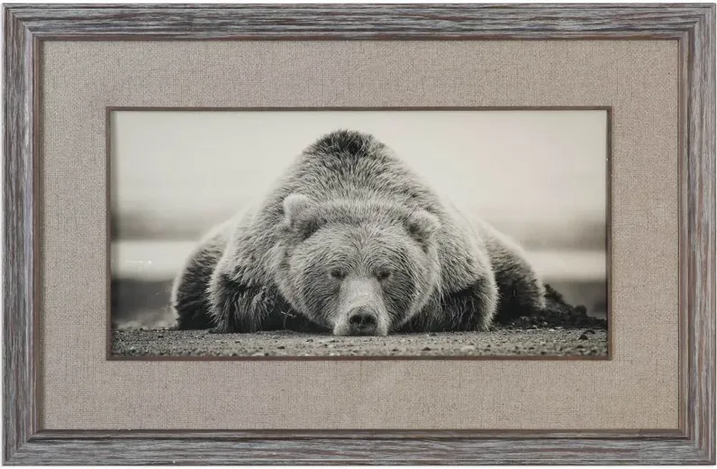 DEEP SLEEP SEPIA BEAR PRINT WALL ART