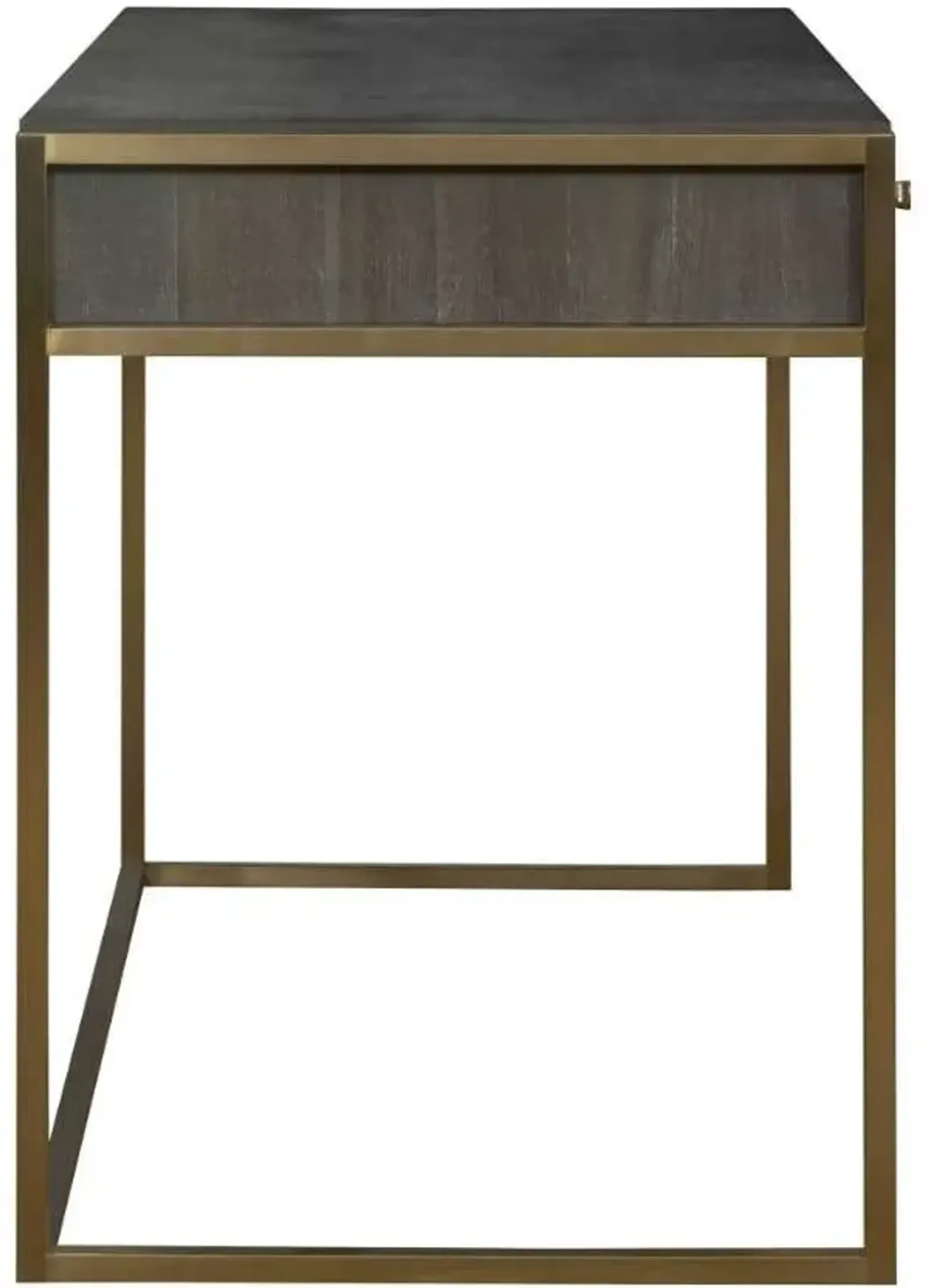 Uttermost Taja Dark Gray/Gold Writing Desk