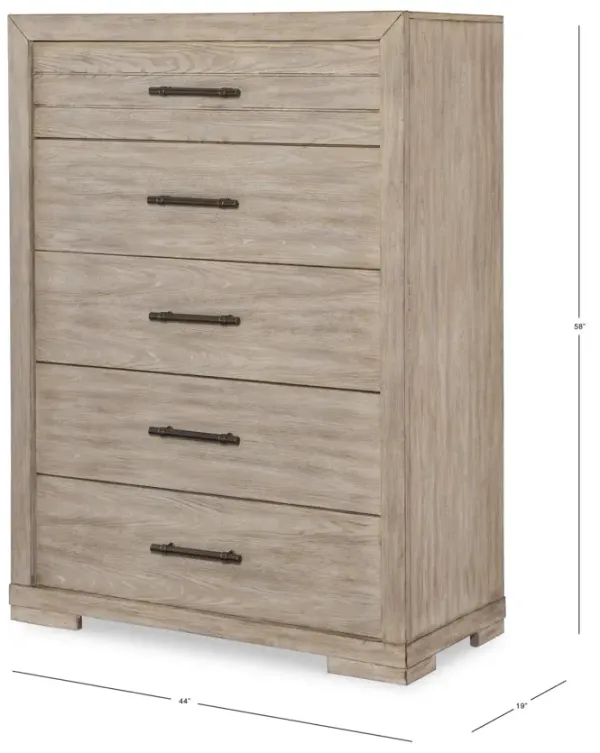 Legacy Classic Drawer Chest Light Oak Finish Westwood Light