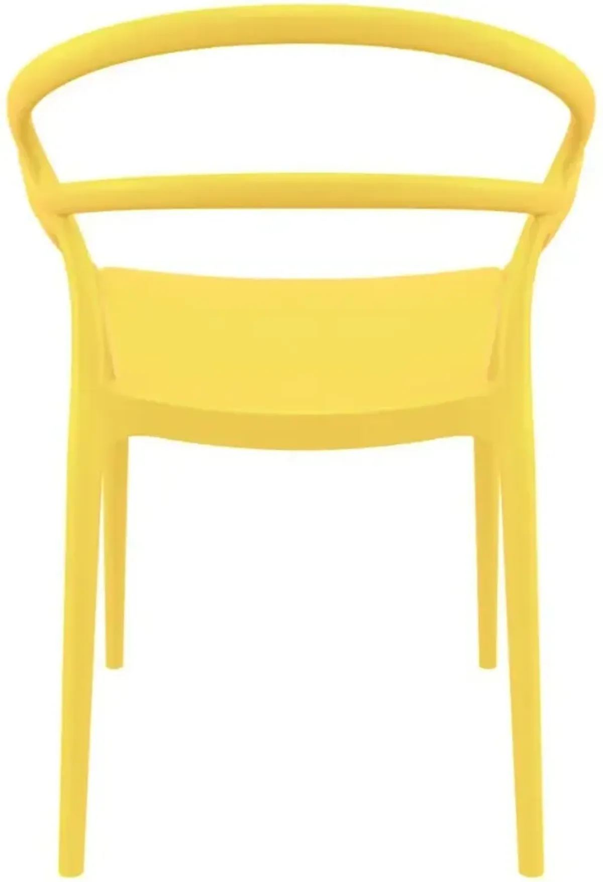 Mila Dining Arm Chair Yellow