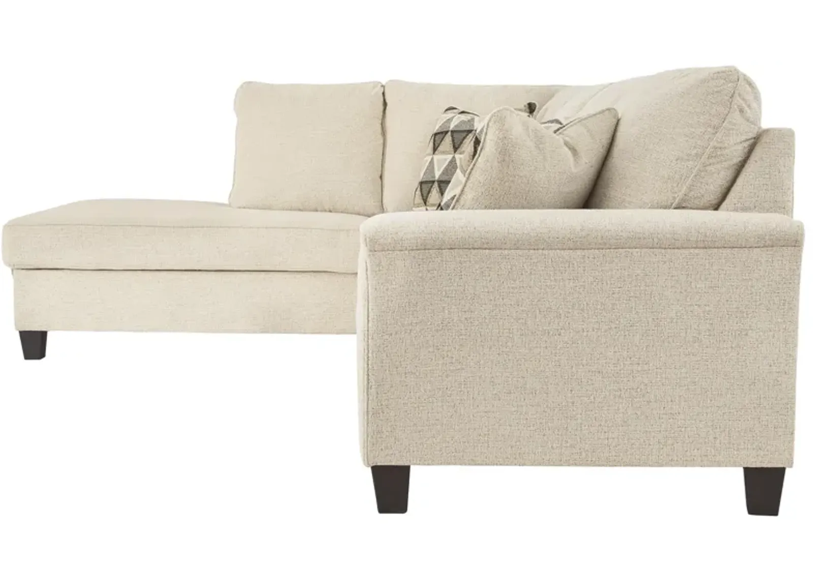 Ashley Abinger 2-Piece Sectional with Chaise Left-Arm Facing Natural