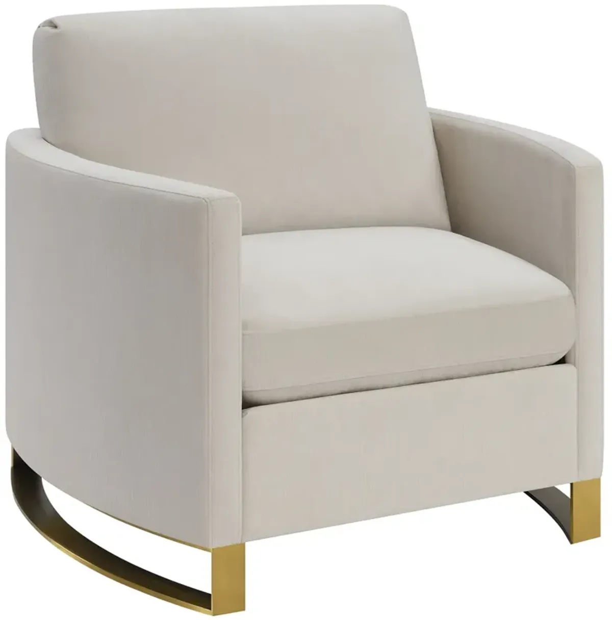 Coaster Corliss Upholstered Arched Arm Accent Chair Beige