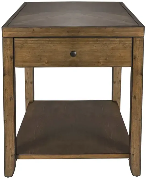 Liberty Furniture Mitchell Nutmeg End Table