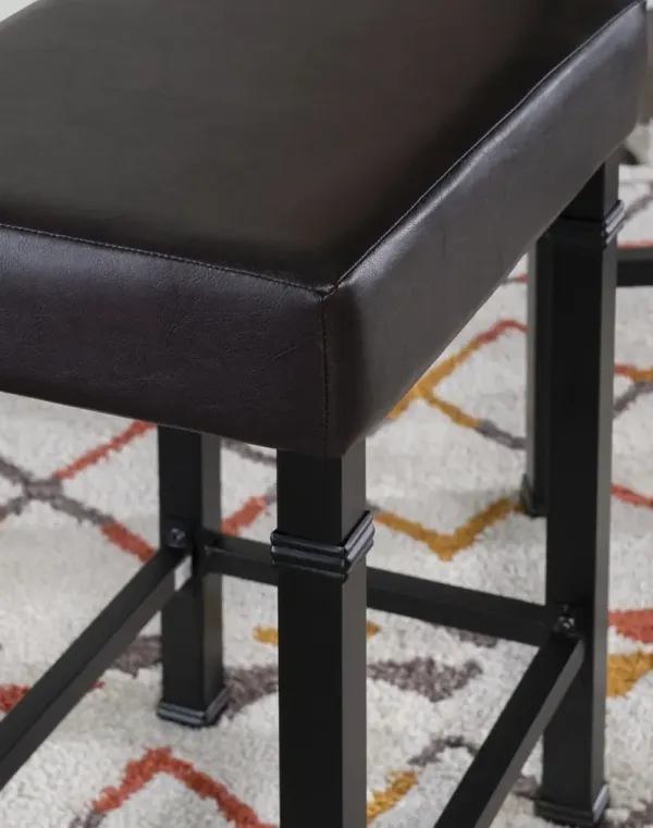 Linon Austin 3-Piece Bar Stools & Table Set