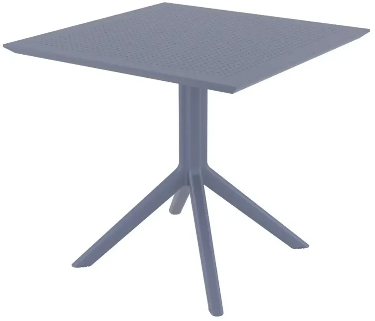 Compamia Pia Patio Dining Set with 2 Chairs Dark Gray