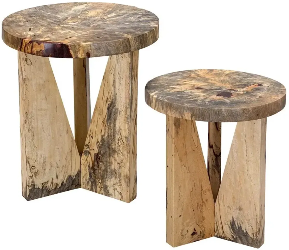 Uttermost Nadette 2-Piece Natural Nesting Tables