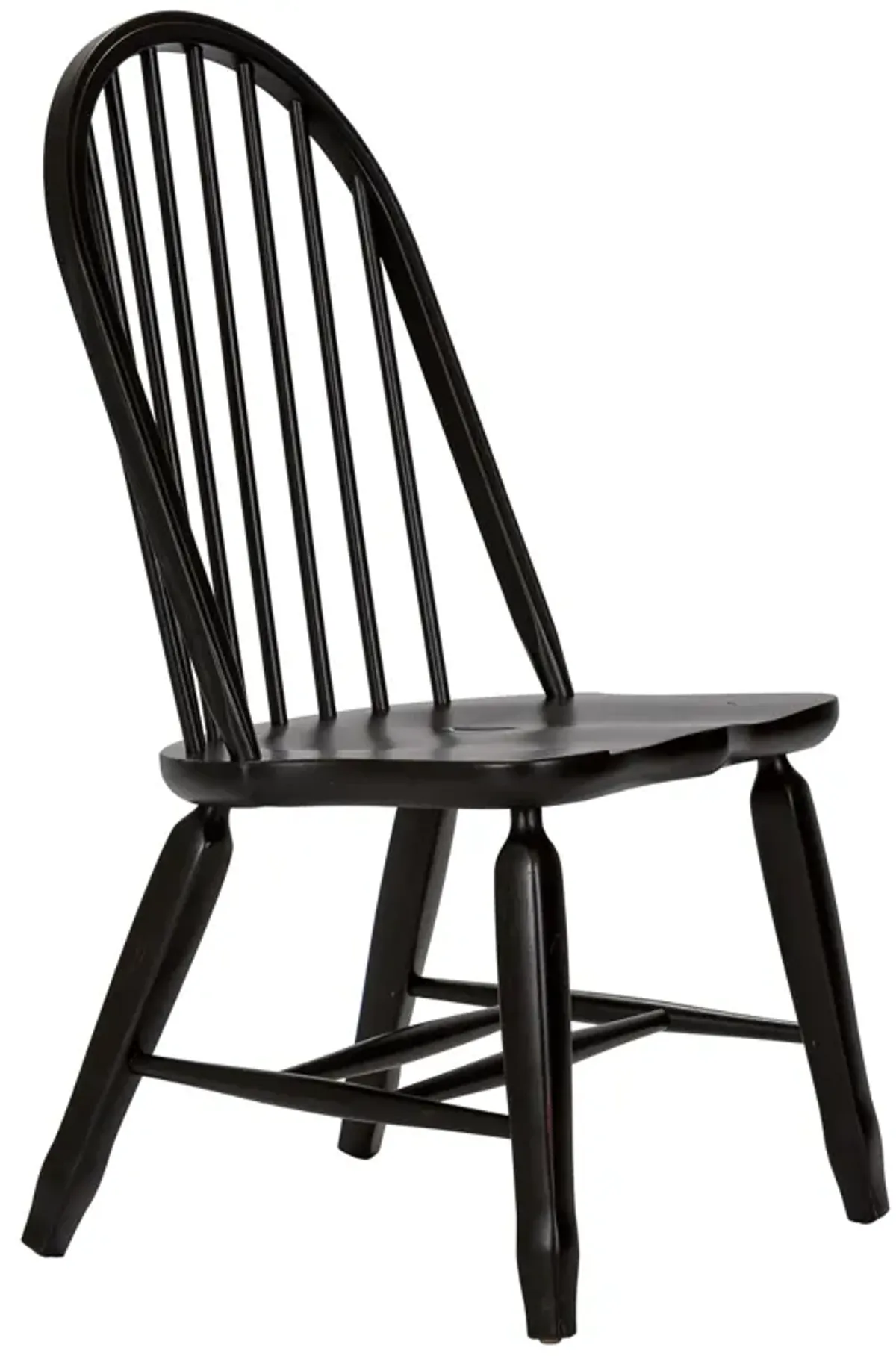 Liberty Furniture Treasures Black Bow Back Side Chair