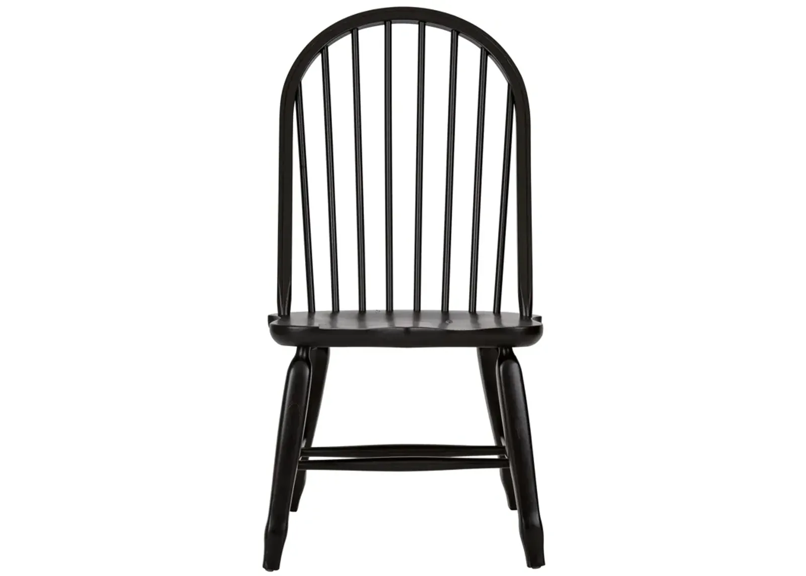 Liberty Furniture Treasures Black Bow Back Side Chair