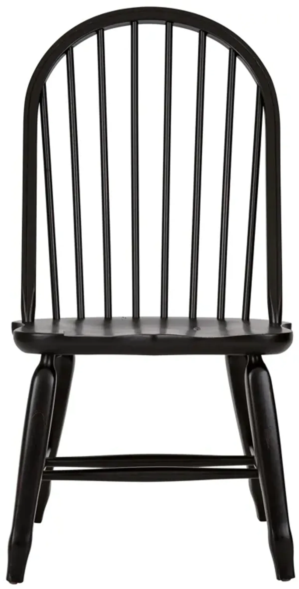 Liberty Furniture Treasures Black Bow Back Side Chair