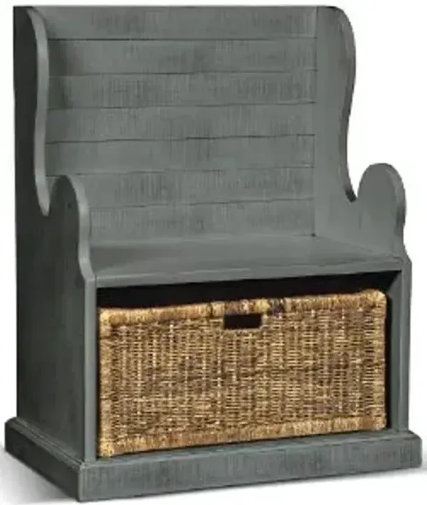 Sunny Designs Manor House Little Boy Blue Hall Seat