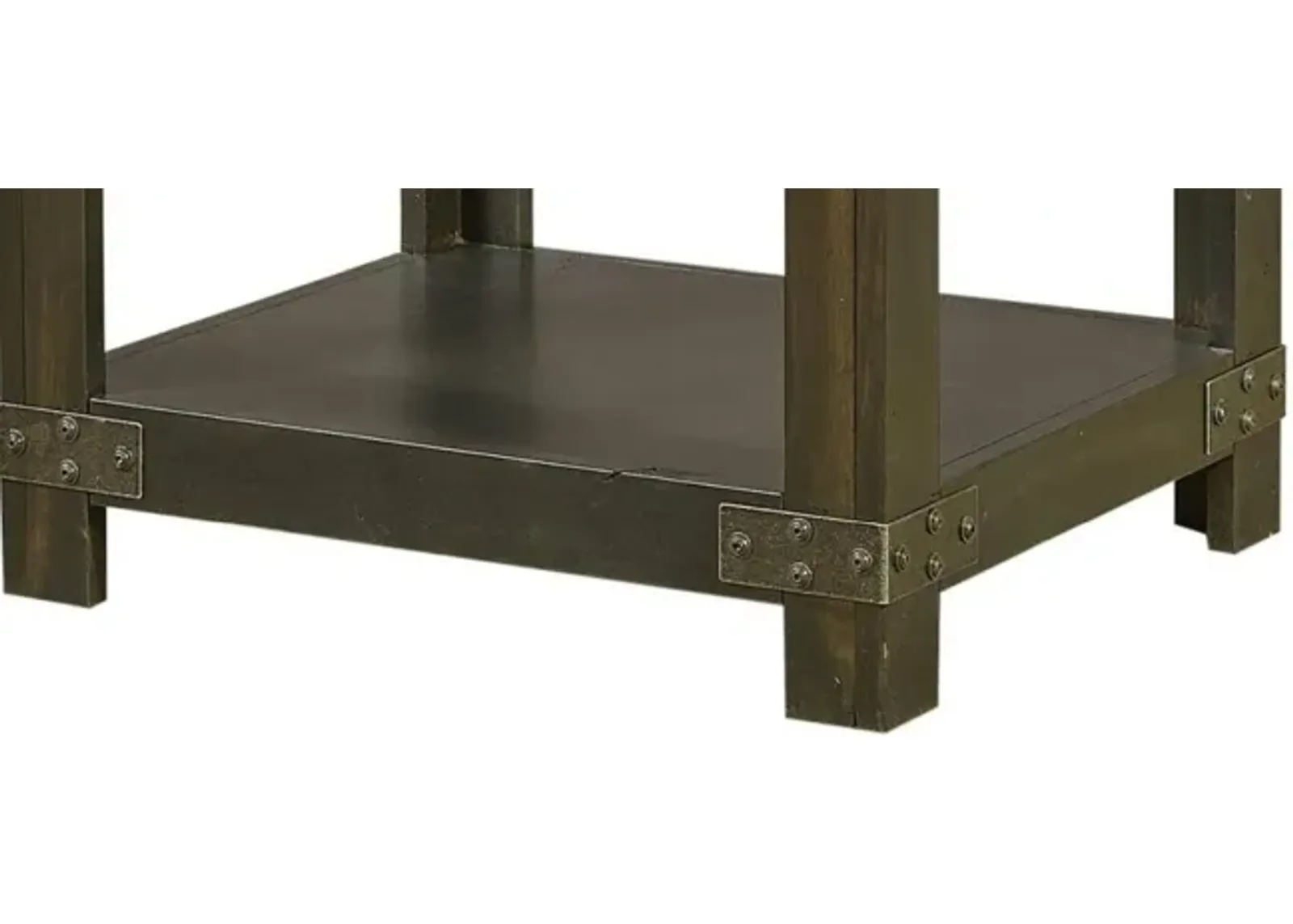 Aspenhome Industrial Ghost Black End Table