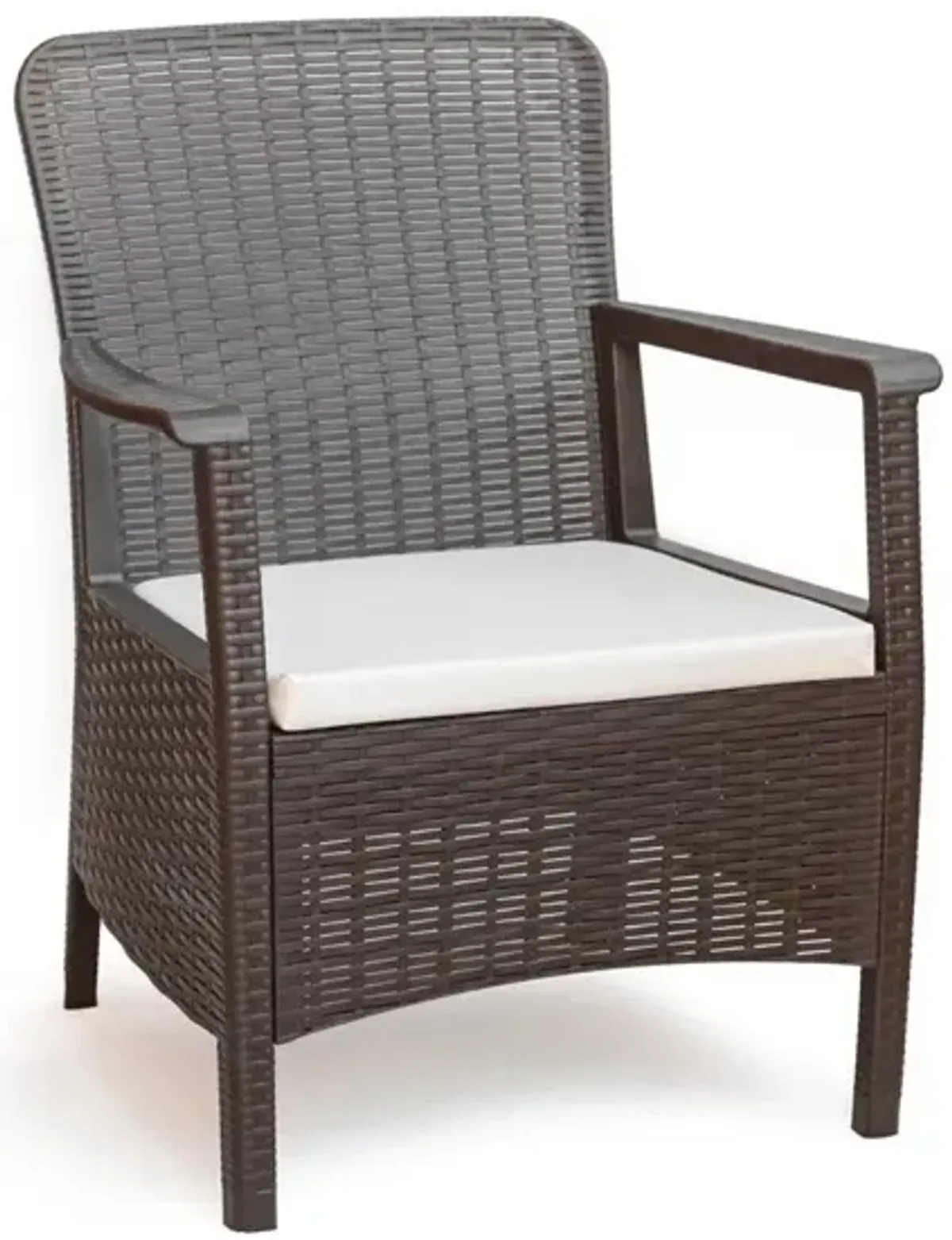 Rainbow Outdoor Orlando Armchair in Brown