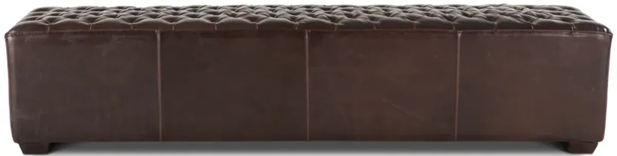 Home Trends Design Grosvenor 78-Inch Bicast Leather Bench