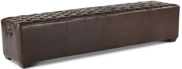 Home Trends Design Grosvenor 78-Inch Bicast Leather Bench