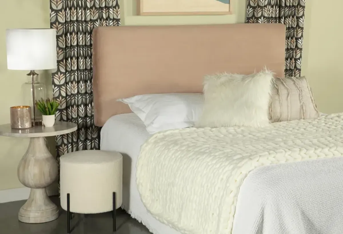 Coaster Gigi Upholstered Queen Or Full Panel Headboard Blush