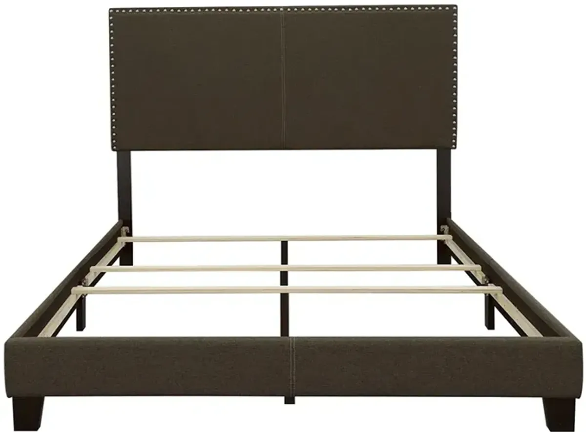 Coaster Boyd Upholstered Queen Panel Bed Charcoal