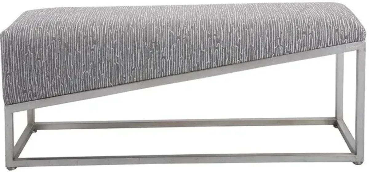 Uttermost Uphill Climb Medium Gray Bench