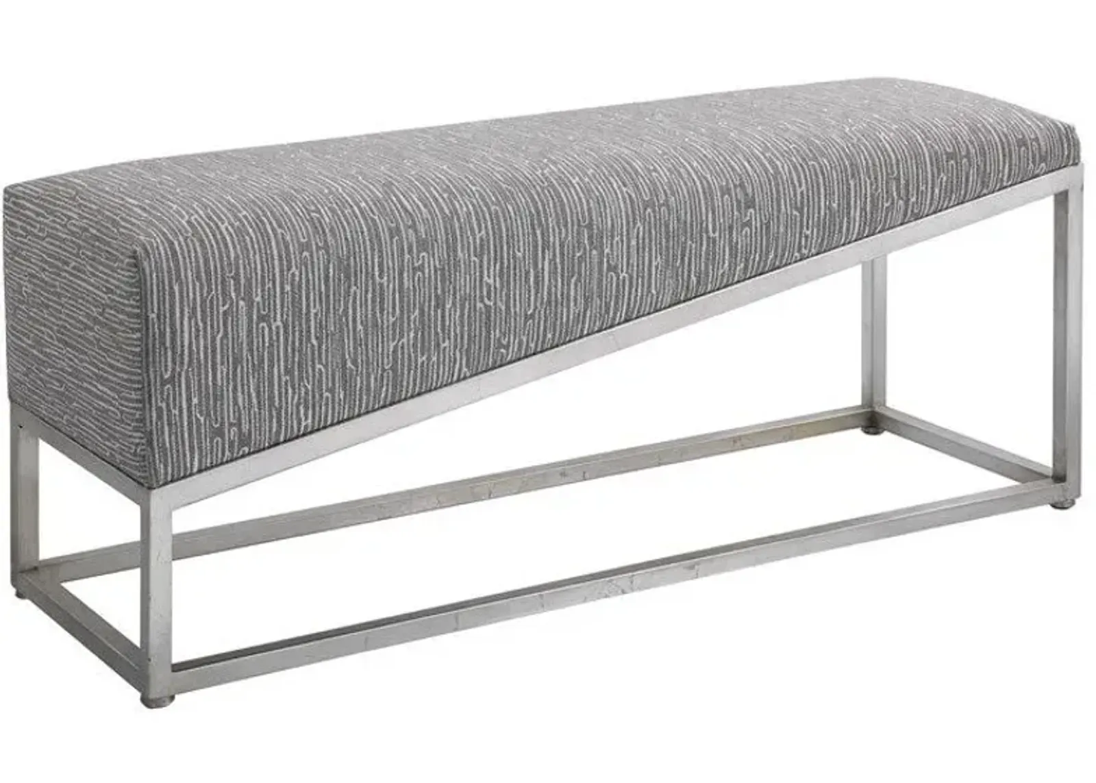 Uttermost Uphill Climb Medium Gray Bench