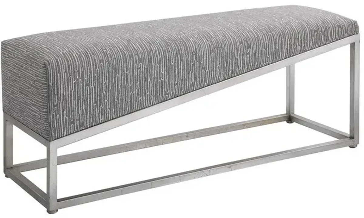 Uttermost Uphill Climb Medium Gray Bench