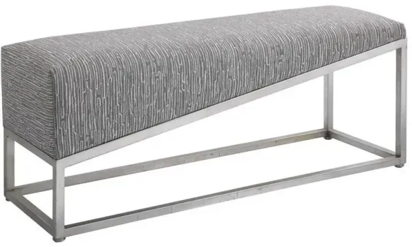 Uttermost Uphill Climb Medium Gray Bench