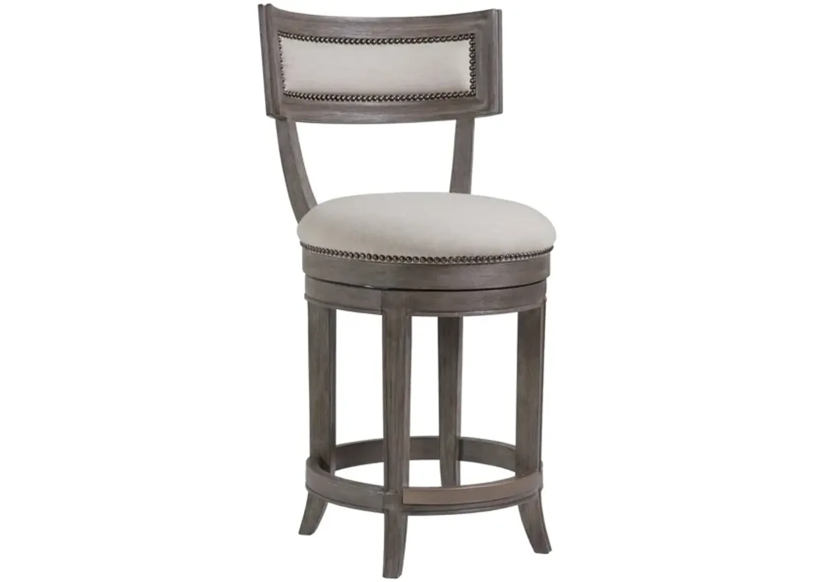 Artistica Home by Lexington Cohesion Program Aperitif 24 Inch Swivel Wood Counter Stool Brown/Beige