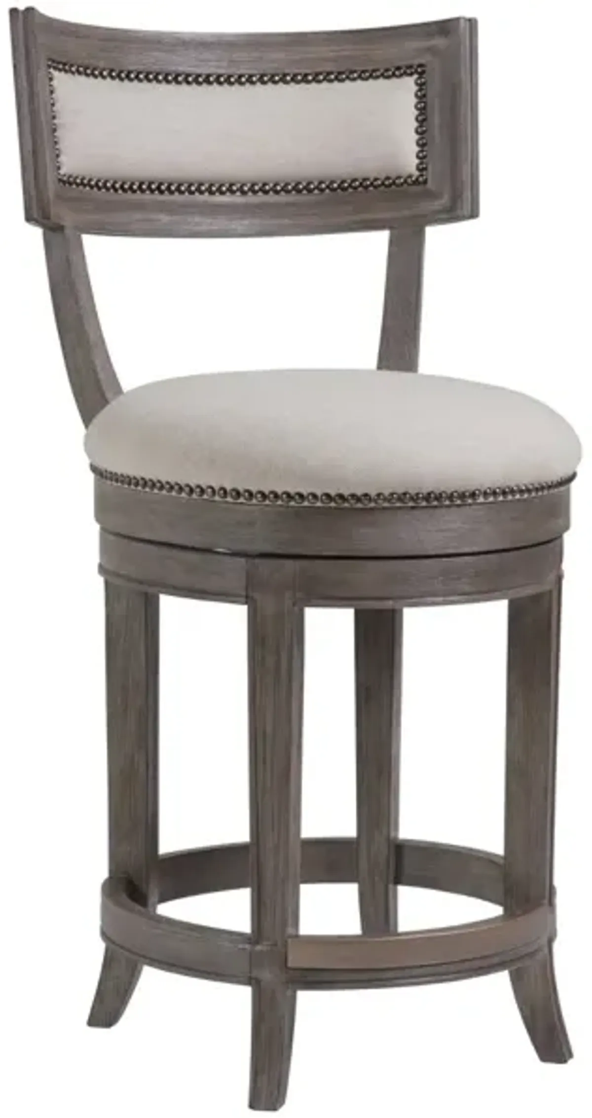 Artistica Home by Lexington Cohesion Program Aperitif 24 Inch Swivel Wood Counter Stool Brown/Beige