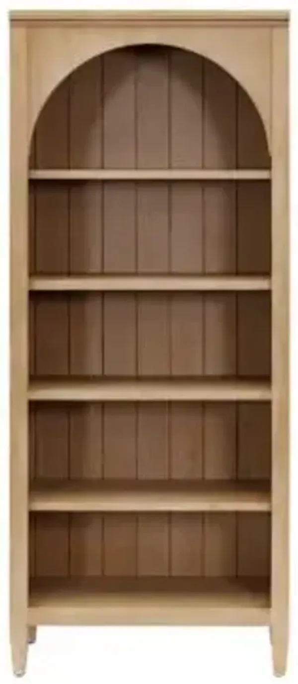 Martin Furniture Laurel Light Brown Open Bookcase