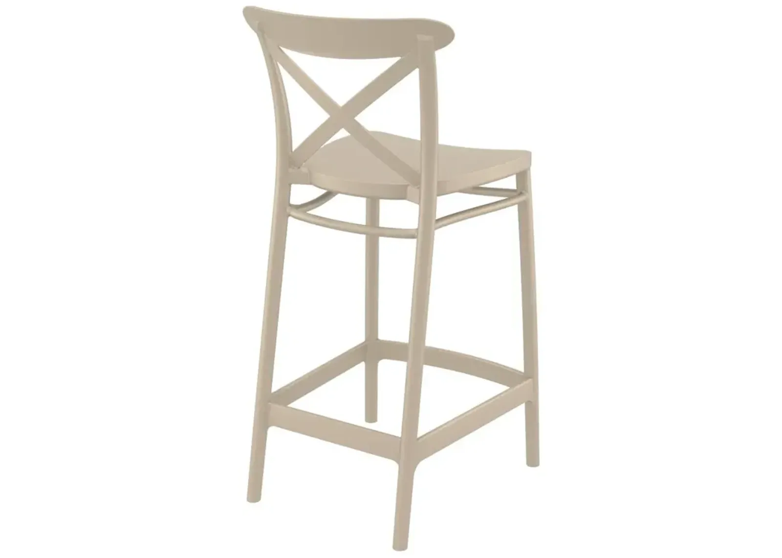 Compamia Cross Counter Stool Taupe