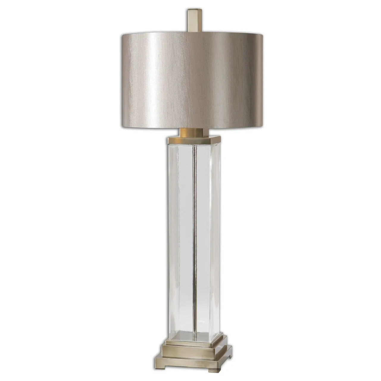 DRUSTAN CLEAR/CHAMPAGNE TABLE LAMP