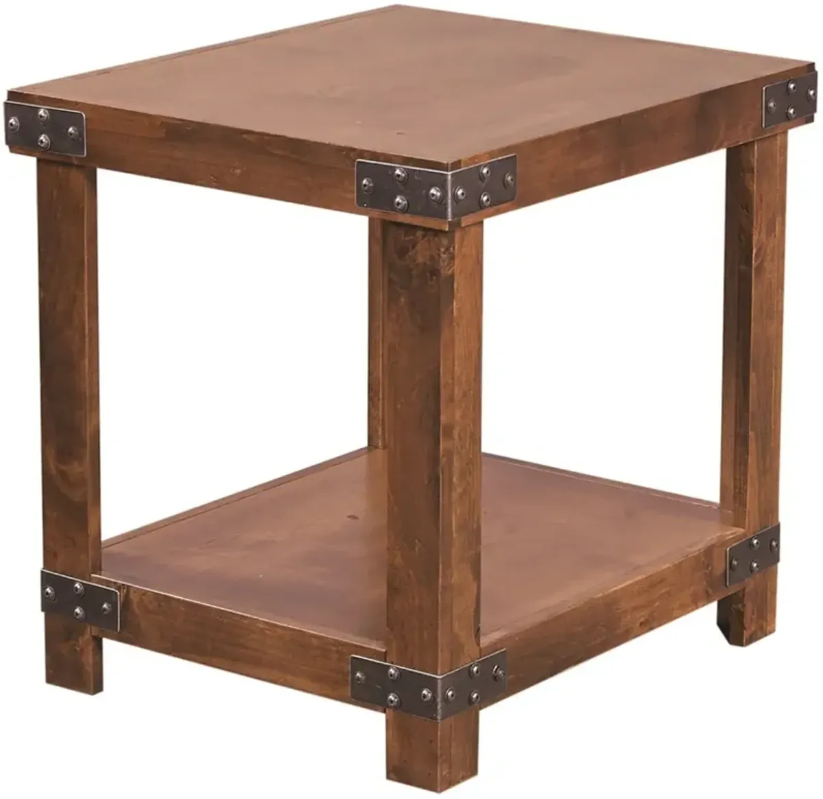 Aspenhome Industrial Fruitwood End Table