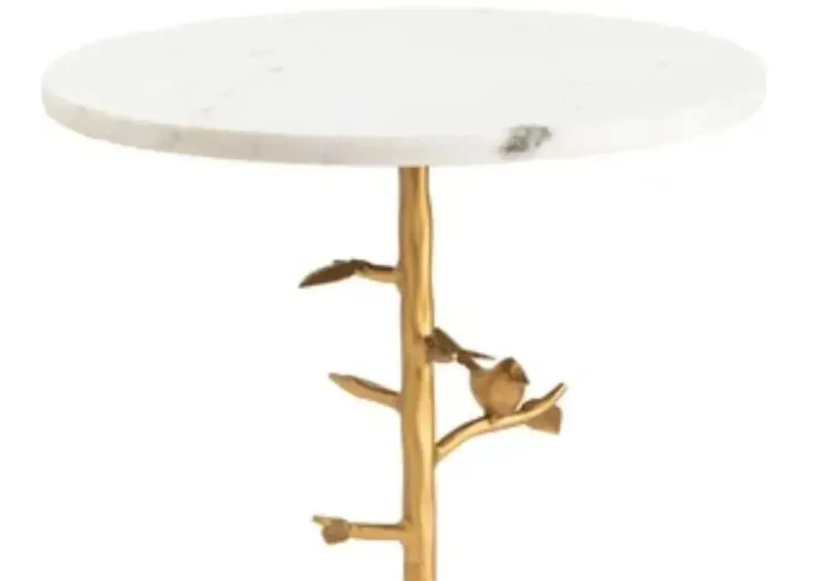 Crestview Tweety Bird Gold/White Accent Table