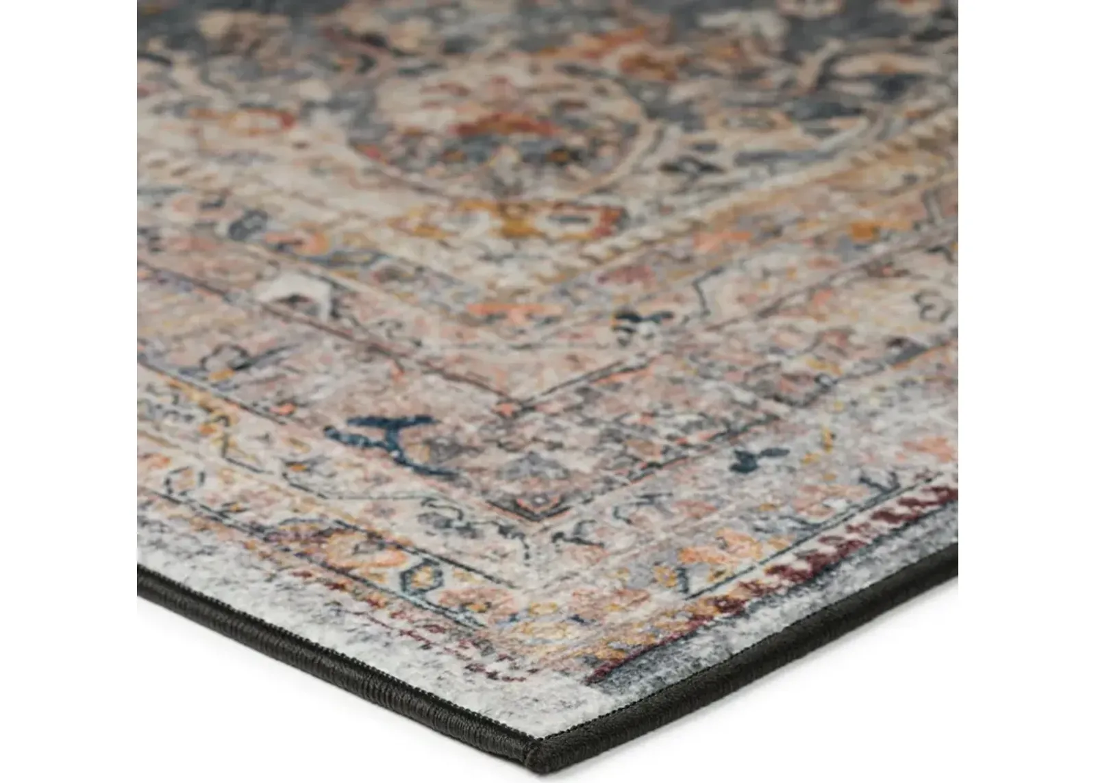 Dalyn Antique Elegance Distressed Charcoal Persian-Inspired 5'X8' Area Rug