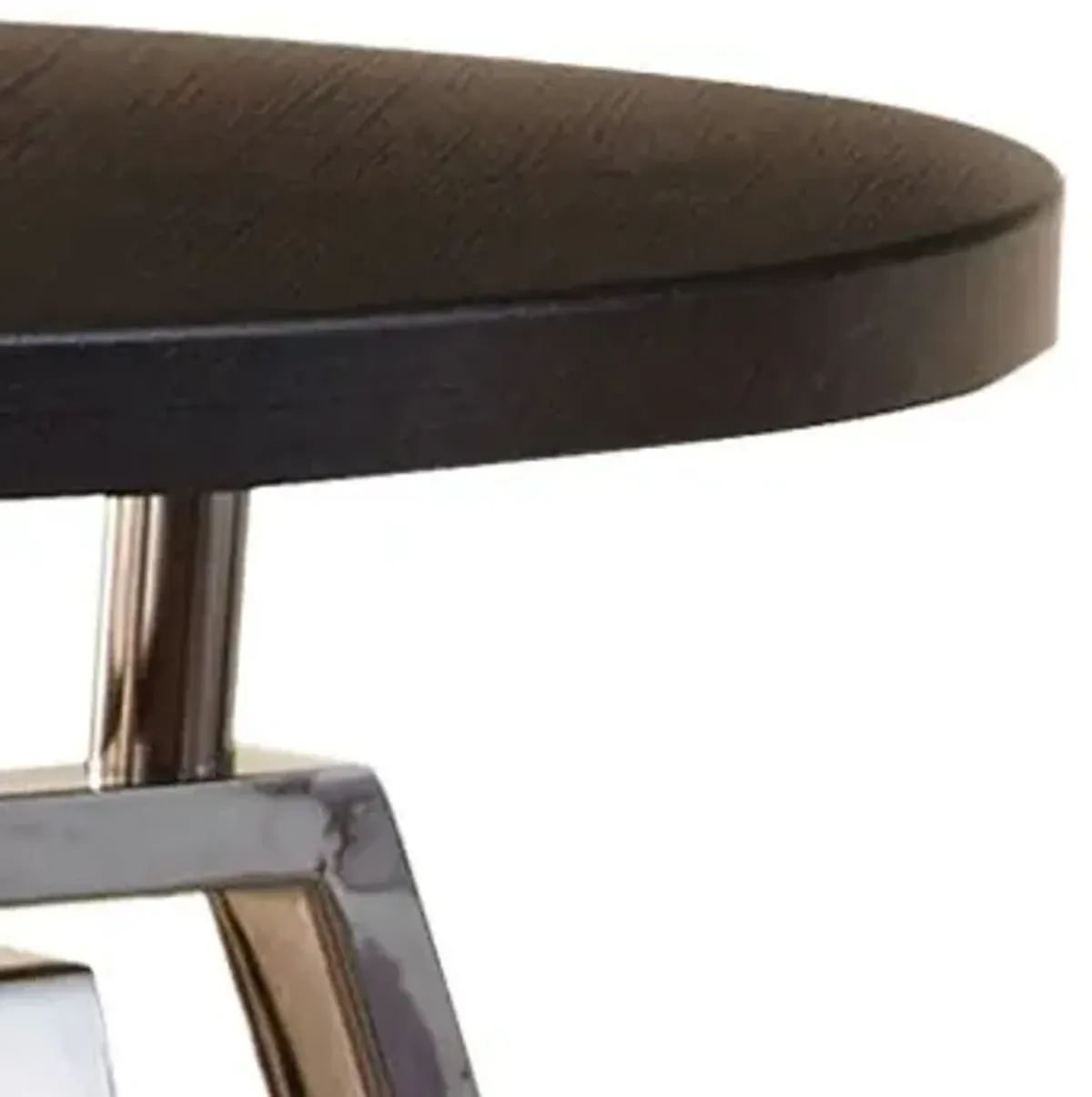 Steve Silver Coham End Table In Black Nickel