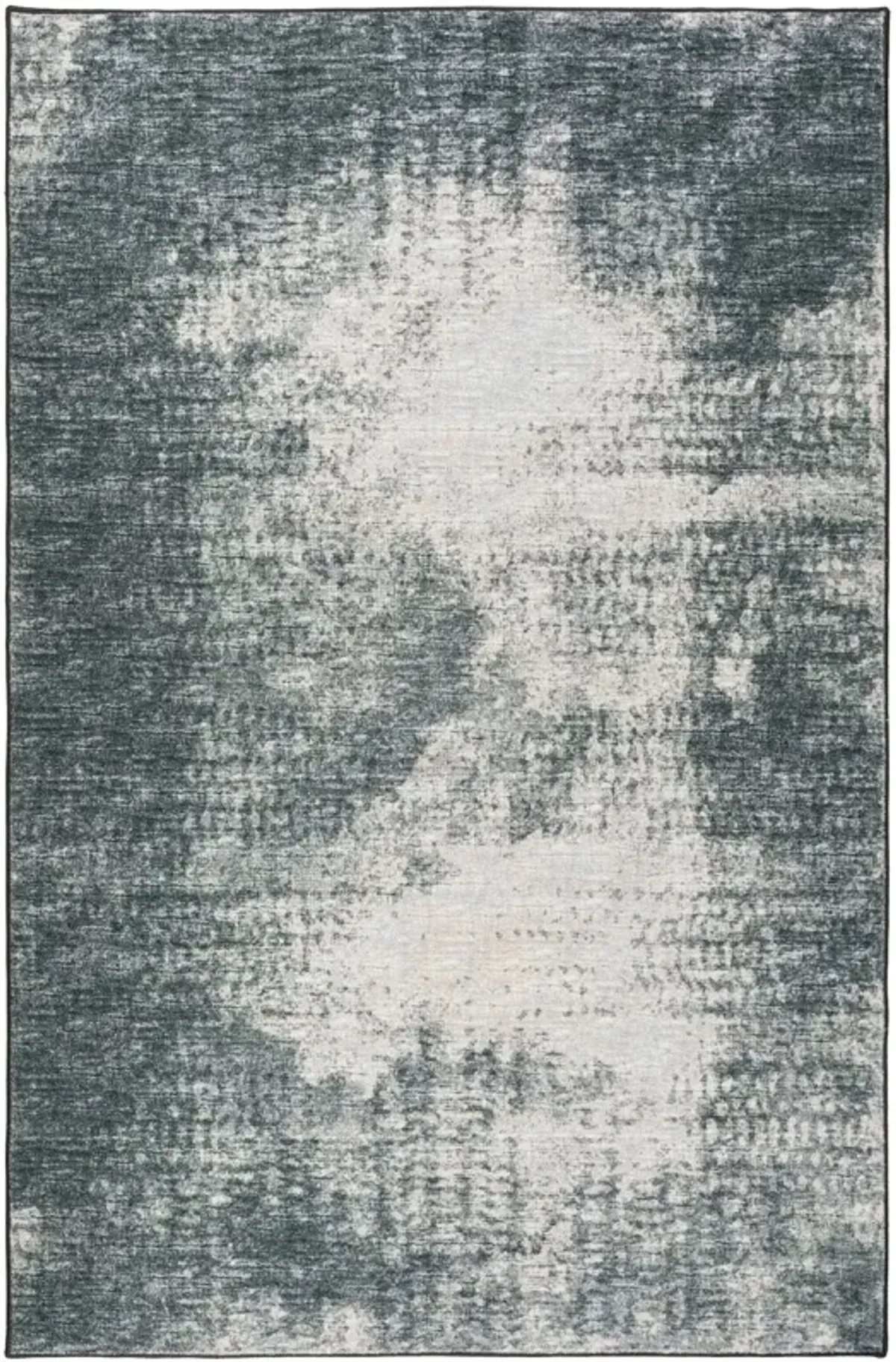 Dalyn Misty Hues Abstract 5'X8' Area Rug in Charcoal & White