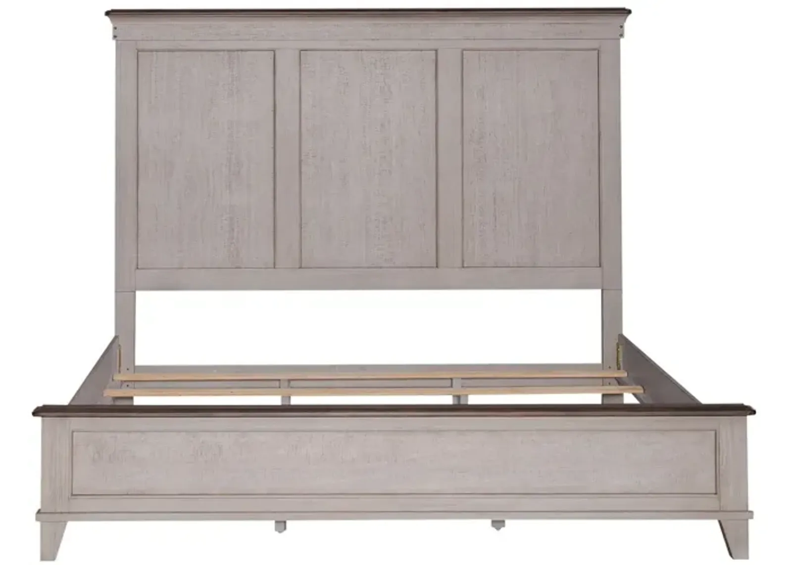 Liberty Furniture Ivy Hollow Weathered Linen/Dusty Taupe King Panel Bed