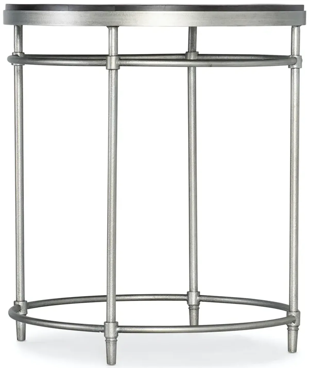 Hooker Furniture St. Armand Pewter Round End Table