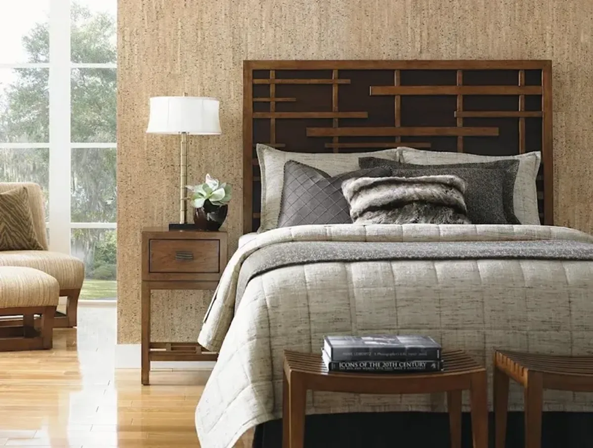 Tommy Bahama Home by Lexington Island Fusion Shanghai Panel King Headboard