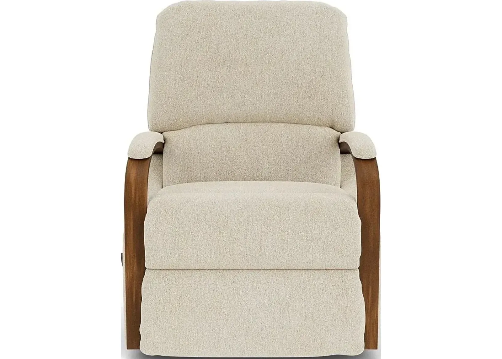 Flexsteel Woodlawn White Shell Rocking Manual Recliner