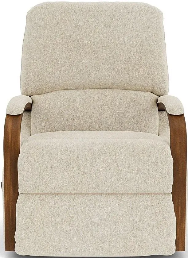 WOODLAWN WHITE SHELL ROCKING MANUAL RECLINER