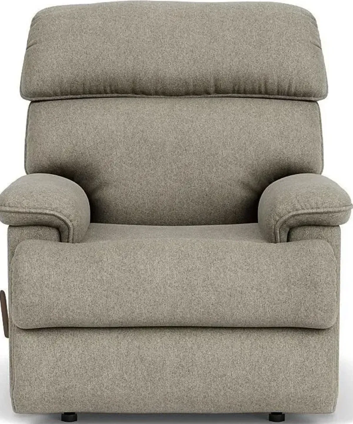 Flexsteel Geneva Silver Pebble Rocking Manual Recliner