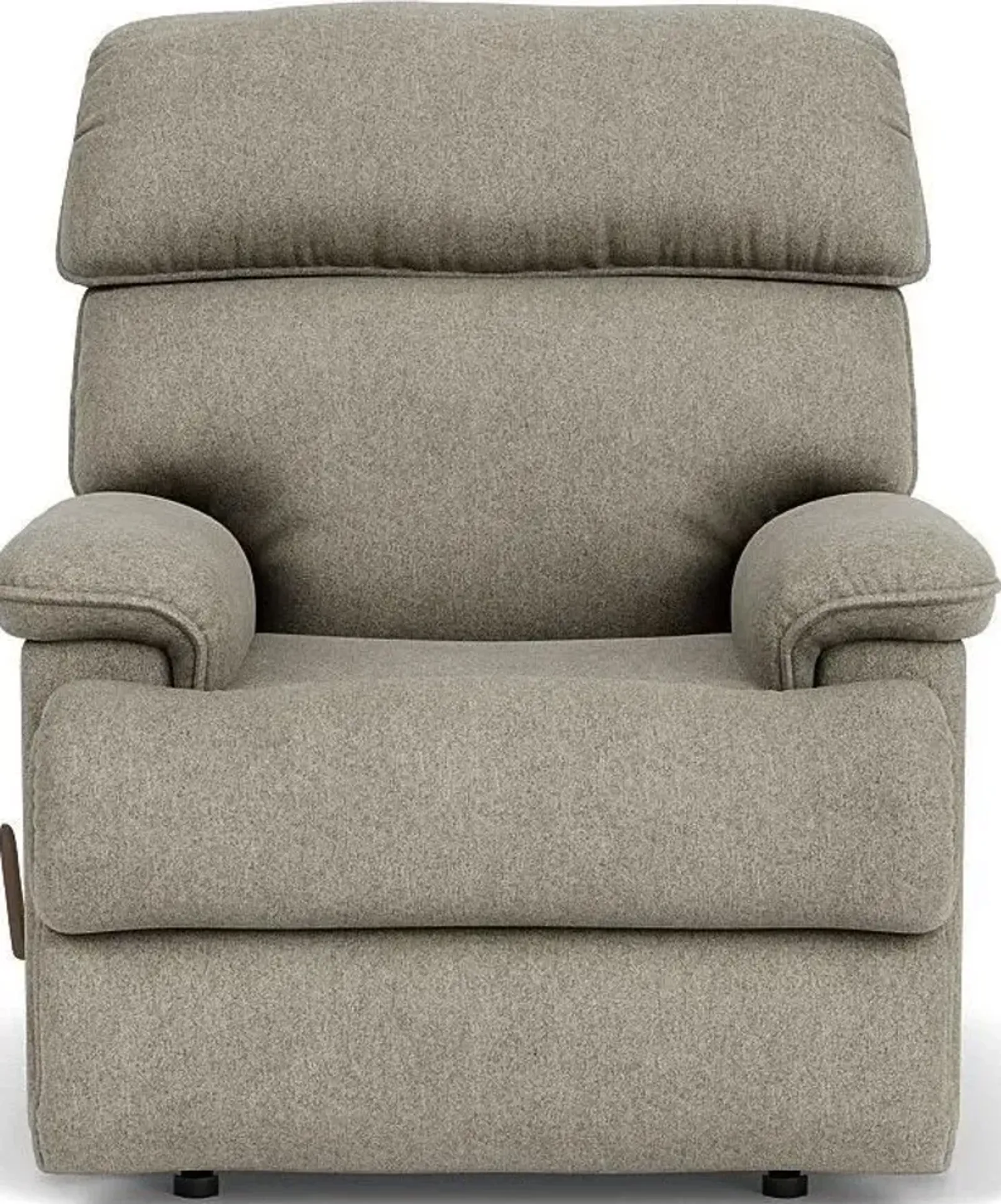 Flexsteel Geneva Silver Pebble Rocking Manual Recliner