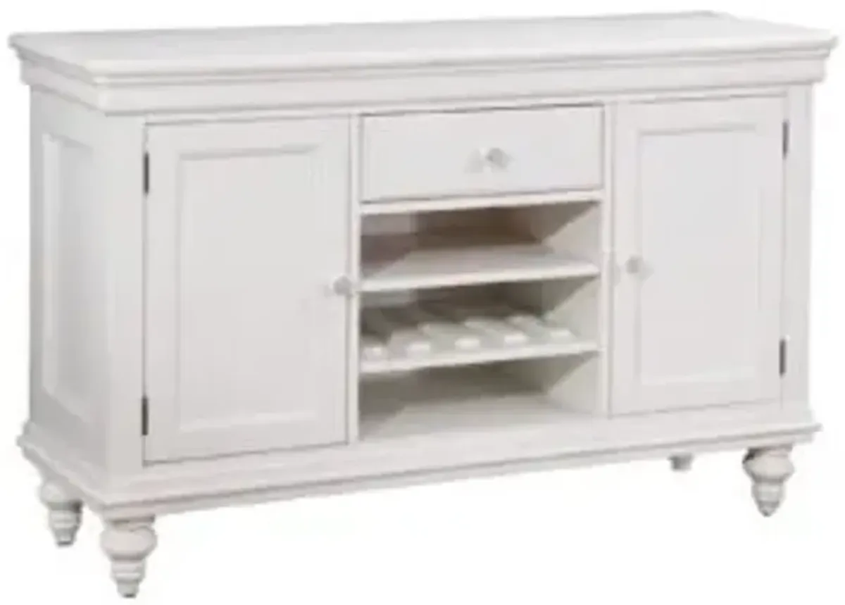 American Woodcrafters Rodanthe Server in Dove White