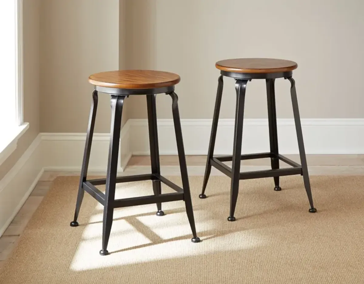 Steve Silver Adele 24 Inch Backless Counter-Height Stool