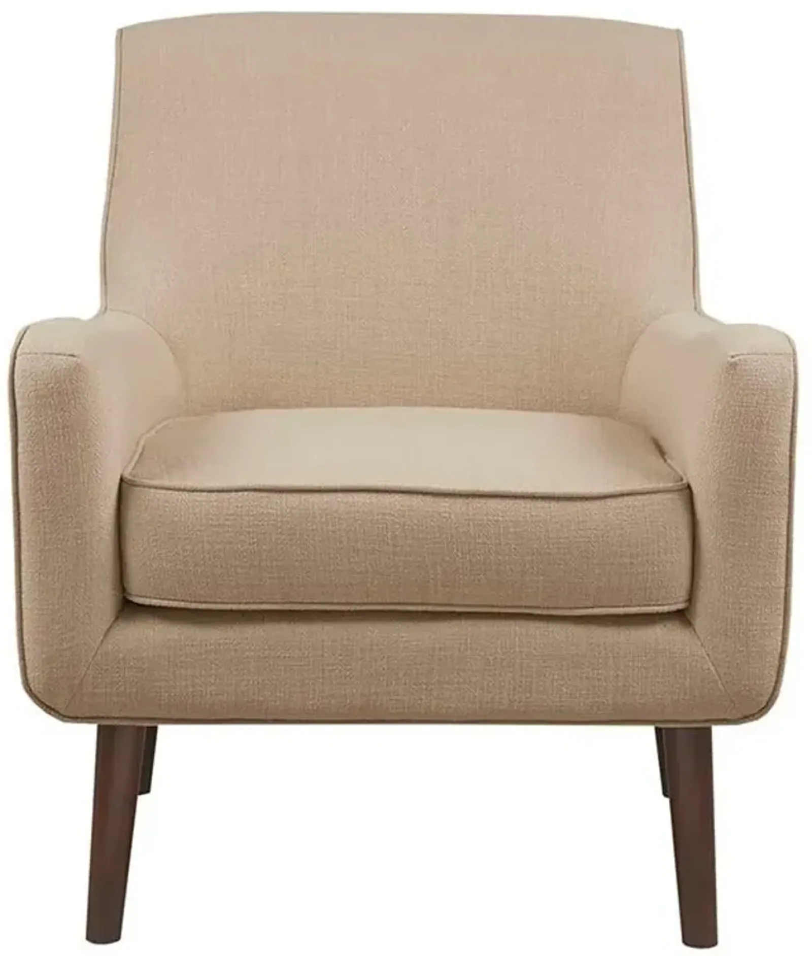 Olliix Madison Park Sand Oxford Mid-Century Accent Chair