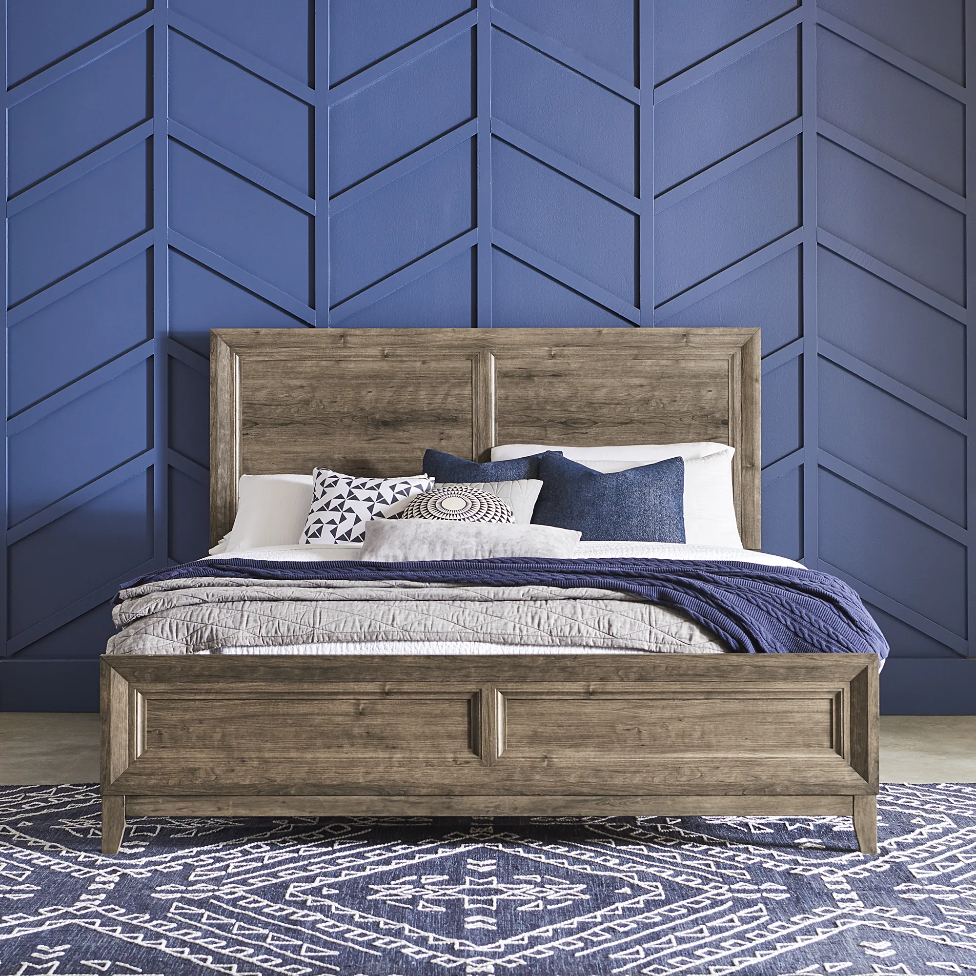 QUEEN PANEL BED - RIDGECREST