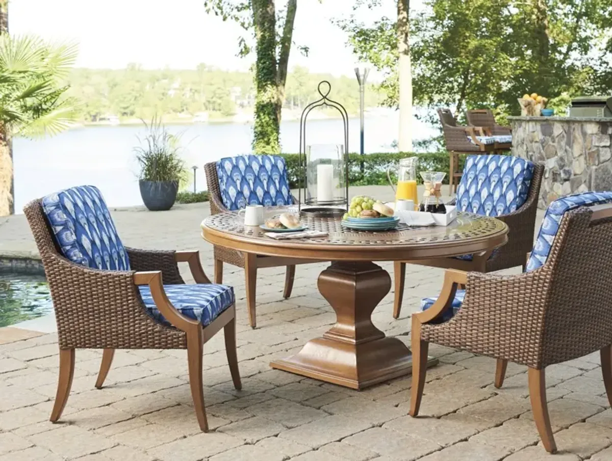 Tommy Bahama Outdoor by Lexington Harbor Isle Round Dining Table