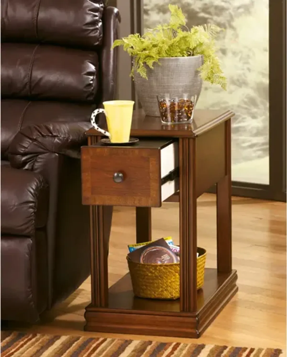 Ashley Breegin Chairside End Table Brown